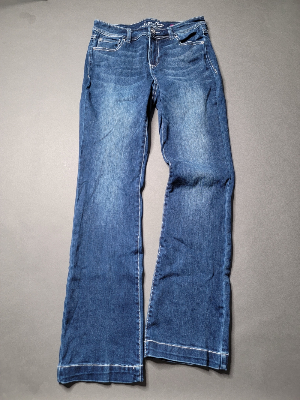 INC International Concepts Denim Women's Boot Leg Curvy Fit Jeans